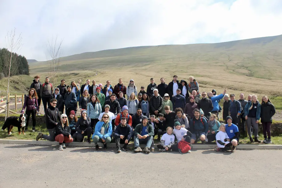 Group Start Line Pen Y Fan
