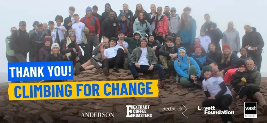 Climbing For Change Ethuse Header Finish
